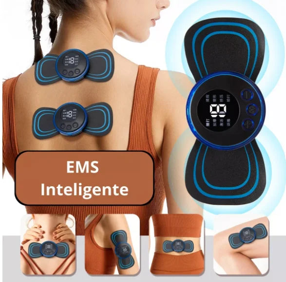 Mini massageador elétrico portátil EMS