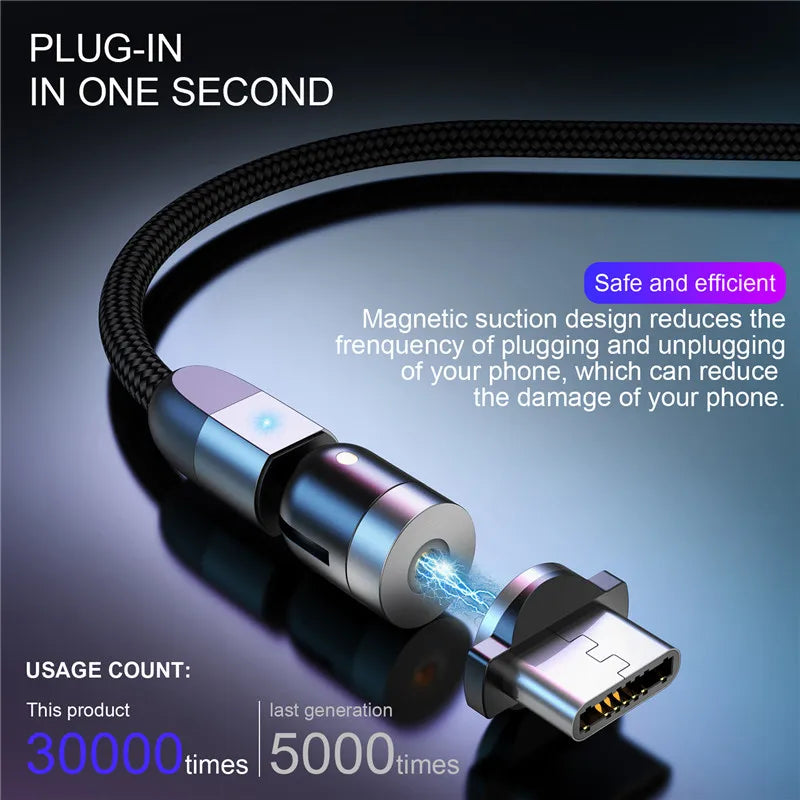 CABO USB MAGNETICO 3 EM 1