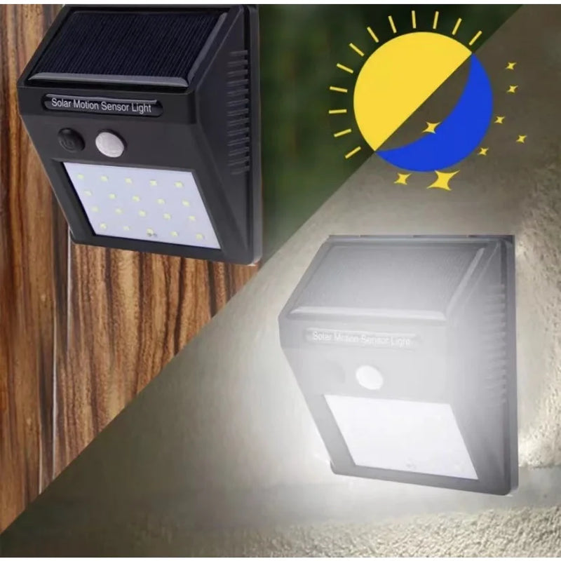 Luminária Solar Led Light Com Sensor Automático De Presença