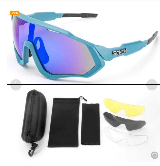 Kit Óculos Polarizado Cycle 4 Lentes™