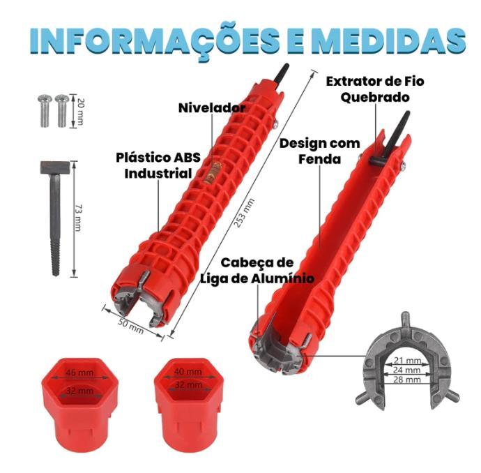 Chave Inglesa 8 em 1