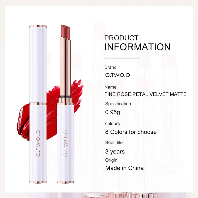 Batom Velvet O.TWO.O Thin Tube