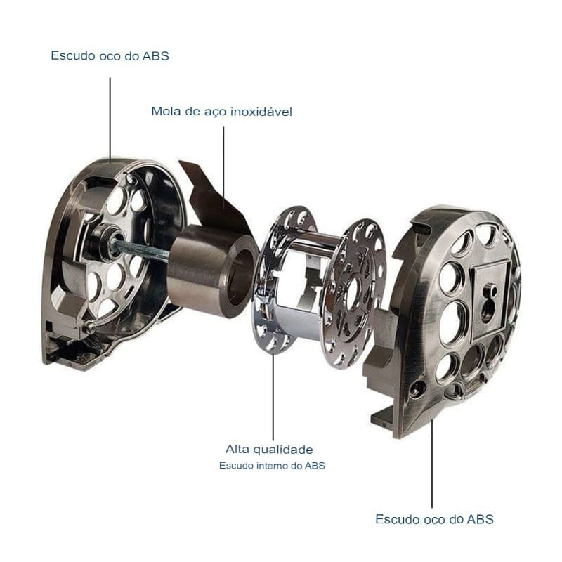 Trena Métrica de Aço Inoxidável Titânium Max | À prova de tudo